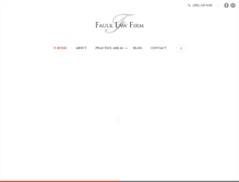 Tablet Screenshot of faulklawfirm.com